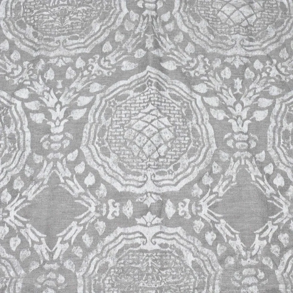 Restoration Hardware Castillo Medallion Linen Standard Pillow Sham Dune Morel